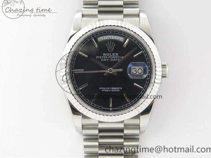 Bp Black President 36 SS Dial Edition Bracelet on Best Maker 128239 Day-Date 0112